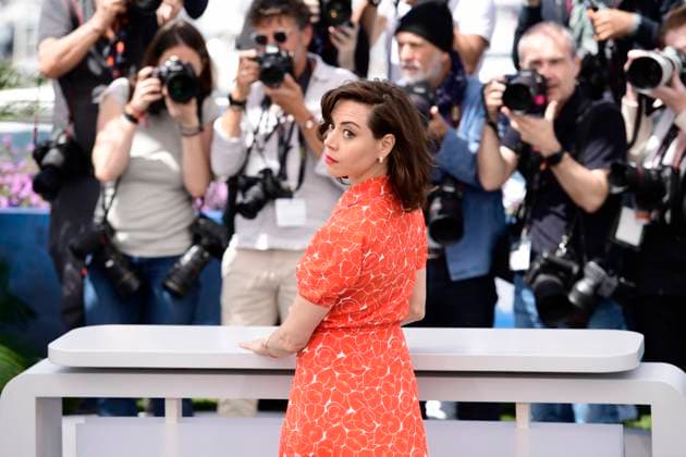Aubrey PLAZA, actress, during the photocall of the film Megalopolis in competition at the 77th Cannes Film Festival at the Palais des Festivals on May 17, 2024 in Cannes, France CELEBRITES 77eme Festival de Cannes Photocall 17 05 2024 ValentinaClaret Panoramic 
