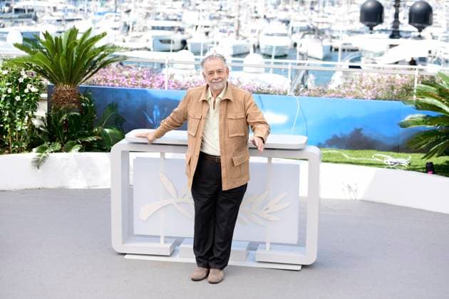 CANNES, FRANCE MAY 17 Francis FORD COPPOLA, director, during the photocall of the film Megalopolis in competition at the 77th Cannes Film Festival at the Palais des Festivals on May 17, 2024 in Cannes, France CELEBRITES 77eme Festival de Cannes Photocall 17 05 2024 ValentinaClaret Panoramic 