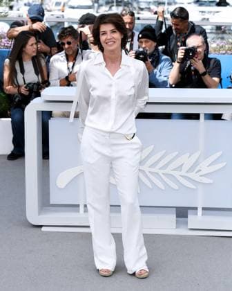 77th Cannes Film Festival 2024, Red carpet film Rendez-Vous Avec Pol Pot (Meeting With Pol Pot) Cannes, 77th Cannes Film Festival 2024, Red carpet film Rendez-Vous Avec Pol Pot (Meeting With Pol Pot) In the photo: Irene Jacob Cannes France  Copyright: xIPA ABACAx