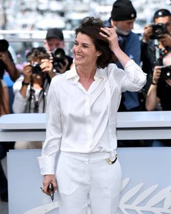77th Cannes Film Festival 2024, Red carpet film Rendez-Vous Avec Pol Pot (Meeting With Pol Pot) Cannes, 77th Cannes Film Festival 2024, Red carpet film Rendez-Vous Avec Pol Pot (Meeting With Pol Pot) In the photo: Irene Jacob Cannes France  Copyright: xIPA ABACAx