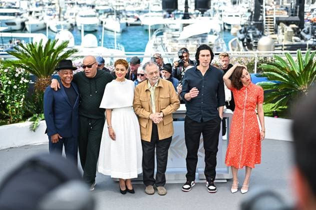 News - Megalopolis Photocall - The 77th Annual Cannes Film Festival Giancarlo Esposito, Laurence Fishburne, Nathalie Emmanuel, Francis Ford Coppola, Adam Driver and Aubrey Plaza attend the Megalopolis Photocall at the 77th annual Cannes Film Festival at Palais des Festivals on May 17, 2024 in Cannes, France. Cannes Palais des Festival France Copyright: xStefanosxKyriazisx xLiveMediax LPN_1355481