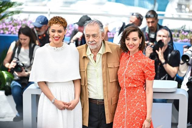 News - Megalopolis Photocall - The 77th Annual Cannes Film Festival Nathalie Emmanuel, Francis Ford Coppola and Aubrey Plaza attend the Megalopolis Photocall at the 77th annual Cannes Film Festival at Palais des Festivals on May 17, 2024 in Cannes, France. Cannes Palais des Festival France Copyright: xStefanosxKyriazisx xLiveMediax LPN_1355485