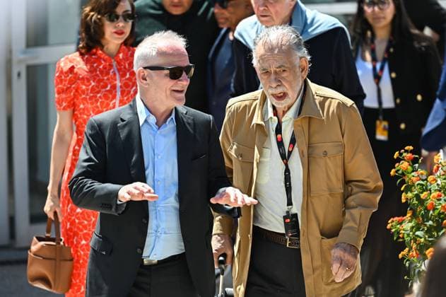 News - Megalopolis Photocall - The 77th Annual Cannes Film Festival Francis Ford Coppola and Cannes Film Festival General Delegate Thierry Fremaux attend the Megalopolis Photocall at the 77th annual Cannes Film Festival at Palais des Festivals on May 17, 2024 in Cannes, France. Cannes Palais des Festival France Copyright: xStefanosxKyriazisx xLiveMediax LPN_1355492