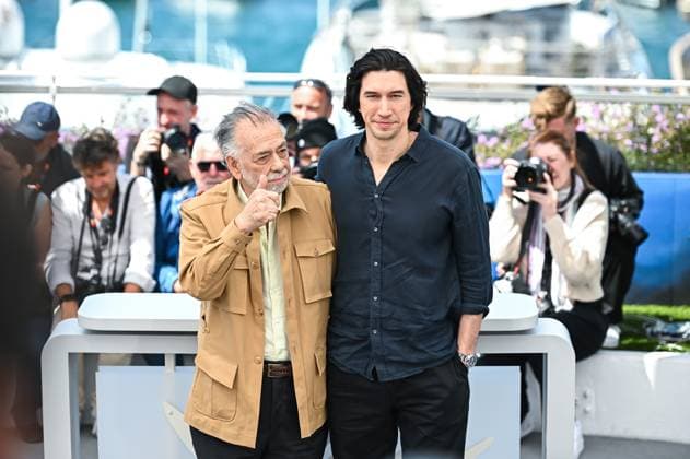 News - Megalopolis Photocall - The 77th Annual Cannes Film Festival Francis Ford Coppola and Adam Driver attend the Megalopolis Photocall at the 77th annual Cannes Film Festival at Palais des Festivals on May 17, 2024 in Cannes, France. Cannes Palais des Festival France Copyright: xStefanosxKyriazisx xLiveMediax LPN_1355499
