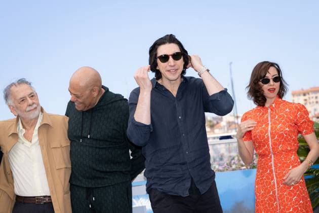 Cannes - Megalopolis Photocall Director Francis Ford Coppola, Adam Driver and Aubrey Plaza attend the Megalopolis Photocall at the 77th annual Cannes Film Festival at Palais des Festivals on May 17, 2024 in Cannes, France. Photo by Shootpix ABACAPRESS.COM Cannes France  Copyright: xShootpix ABACAx