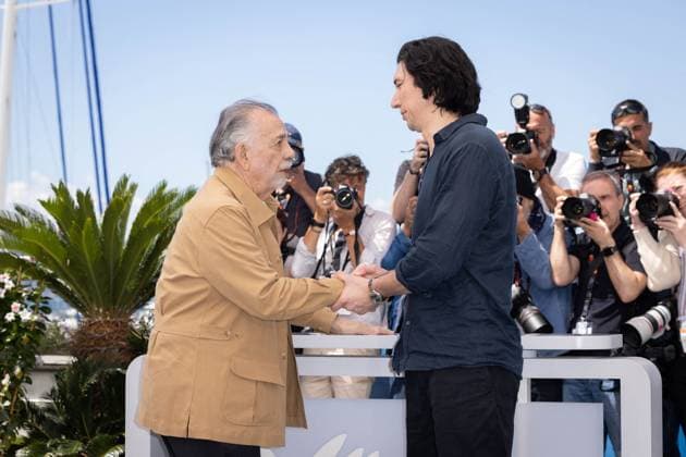 Cannes - Megalopolis Photocall Adam Driver and Director Francis Ford Coppola attend the Megalopolis Photocall at the 77th annual Cannes Film Festival at Palais des Festivals on May 17, 2024 in Cannes, France. Photo by Shootpix ABACAPRESS.COM Cannes France  Copyright: xShootpix ABACAx