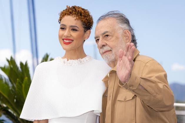 Cannes - Megalopolis Photocall Francis Ford Coppola and Nathalie Emmanuel attend the Megalopolis Photocall at the 77th annual Cannes Film Festival at Palais des Festivals on May 17, 2024 in Cannes, France. Photo by Shootpix ABACAPRESS.COM Cannes France  Copyright: xShootpix ABACAx