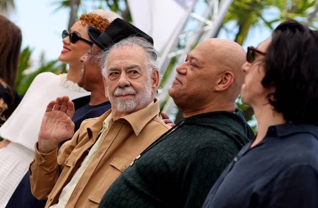 Photocall du film Megalopolis lors du 77eme Festival International du Film de Cannes Francis Ford Coppola et Laurence Fishburne au photocall du film Megalopolis lors du 77eme Festival International du Film de Cannes au Palais des Festivals eCannes, France, le 17 mai 2024 Jacovides Moreau Bestimage Megalopolis Photocall at the 77th annual Cannes Film Festival at Palais des Festivals on May 17, 2024 in Cannes, France Cannes France  Copyright: xJACOVIDES-MOREAUx xBESTIMAGExJACOVIDES-MOREAUx xBESTIMAGEx