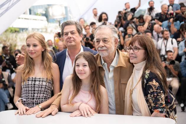 Cannes Megalopolis Photocall Francis Ford Coppola, Talia Shire, Roman Coppola, Cosima Mars, Romy Croquet attending the Megalopolis Photocall as part of the 77th Cannes International Film Festival in Cannes, France on May 17, 2024. Photo by Aurore Marechal ABACAPRESS.COM Cannes France  Copyright: xMarechalxAurore ABACAx