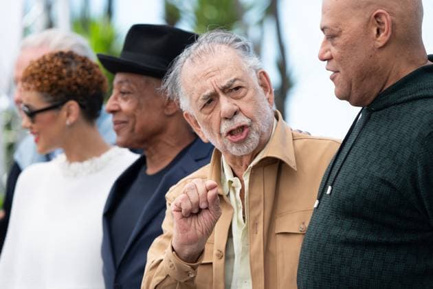 Cannes Megalopolis Photocall Nathalie Emmanuel, Giancarlo Esposito, Francis Ford Coppola and Laurence Fishburne attending the Megalopolis Photocall as part of the 77th Cannes International Film Festival in Cannes, France on May 17, 2024. Photo by Aurore Marechal ABACAPRESS.COM Cannes France  Copyright: xMarechalxAurore ABACAx