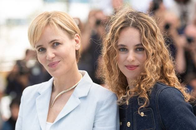 Cannes Moi Aussi Photocall Judith Godreche and Tess Barthelemy attending the Moi Aussi (Me Too) Photocall as part of the 77th Cannes International Film Festival in Cannes, France on May 17, 2024. Photo by Aurore Marechal ABACAPRESS.COM Cannes France  Copyright: xMarechalxAurore ABACAx