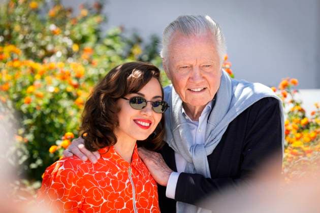 IPP Photo Daniele Cifala™ Cannes 17 05 2024 Megalopolis Photocall The 77th Annual Cannes Film Festival in the photo Aubrey Plaza , Jon Voight Italy Photo Press World Copyright