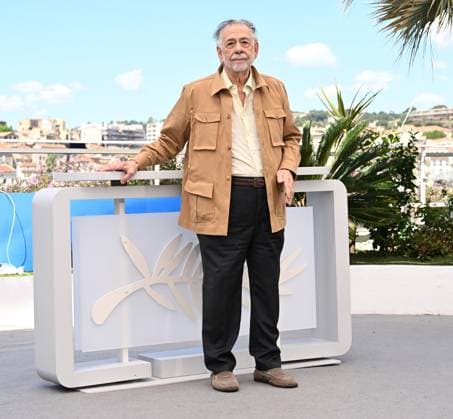 American director Francis Ford Coppola attends the photo call for Megalopolis at the 77th Cannes Film Festival in Cannes, France on Friday, May 17, 2024.  CAN20240517120 RUNExHELLESTAD
