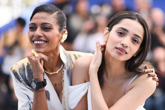 Cannes Shameless Photocall Omara Shetty and Anasuya Sengupta attending the Shameless Photocall as part of the 77th Cannes International Film Festival in Cannes, France on May 17, 2024. Photo by Aurore Marechal ABACAPRESS.COM Cannes France  Copyright: xMarechalxAurore ABACAx
