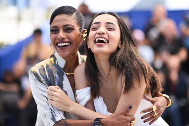 Entertainment Bilder des Tages Cannes Shameless Photocall Omara Shetty and Anasuya Sengupta attending the Shameless Photocall as part of the 77th Cannes International Film Festival in Cannes, France on May 17, 2024. Photo by Aurore Marechal ABACAPRESS.COM Cannes France  Copyright: xMarechalxAurore ABACAx