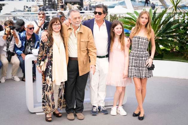 IPP Photo Daniele Cifala™ Cannes 17 05 2024 Megalopolis Photocall The 77th Annual Cannes Film Festival in the photo Talia Shire, Director Francis Ford Coppola, Roman Coppola, Cosima Mars and Romy Croquet Italy Photo Press World Copyright