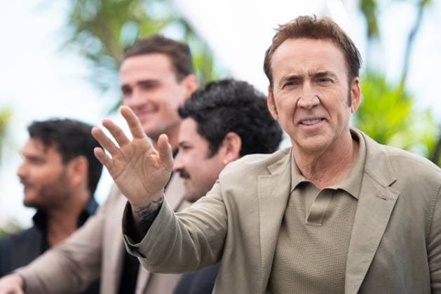 Cannes The Surfer Photocall Nicolas Cage attending The Surfer Photocall as part of the 77th Cannes International Film Festival in Cannes, France on May 17, 2024. Photo by Aurore Marechal ABACAPRESS.COM Cannes France  Copyright: xMarechalxAurore ABACAx