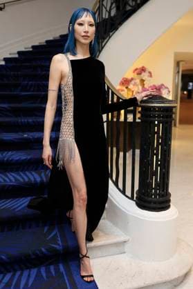 Cannes - Soo Joo Park At Hotel Martinez Soo Joo Park leaves Martinez Hotel to attend the official screening of Kinds of Kindness during 77th Cannes Film Festival in Cannes, France on May 16, 2024. Photo by Marco Piovanotto ABACAPRESS.COM Cannes France  Copyright: xPiovanottoxMarco ABACAx