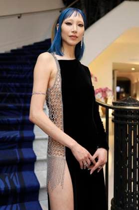 Cannes - Soo Joo Park At Hotel Martinez Soo Joo Park leaves Martinez Hotel to attend the official screening of Kinds of Kindness during 77th Cannes Film Festival in Cannes, France on May 16, 2024. Photo by Marco Piovanotto ABACAPRESS.COM Cannes France  Copyright: xPiovanottoxMarco ABACAx