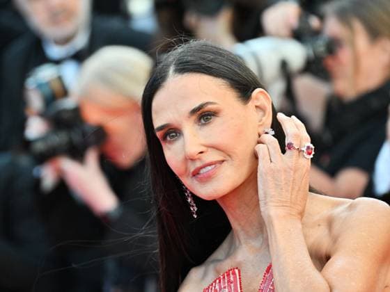 Cannes, 77th Cannes Film Festival 2024, Fourth Evening - red carpet of the film Kinds of Kindness - In the photo: Demi Moore  Copyright: xManuelexMangiarottix xipa-agencyx xPoolxPhotoxEventsx03x IPA_Agency_IPA46184709