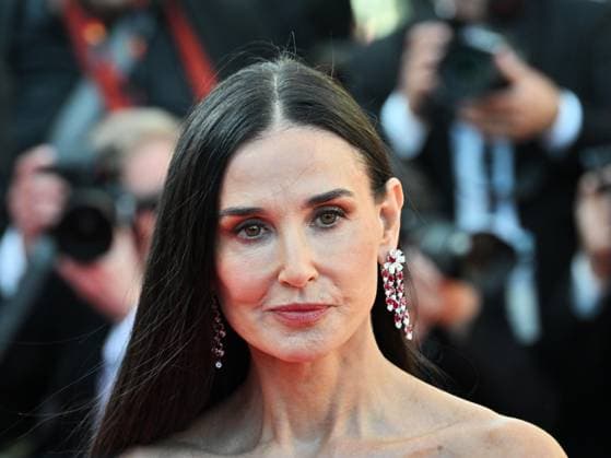 Cannes, 77th Cannes Film Festival 2024, Fourth Evening - red carpet of the film Kinds of Kindness - In the photo: Demi Moore  Copyright: xManuelexMangiarottix xipa-agencyx xPoolxPhotoxEventsx03x IPA_Agency_IPA46184732