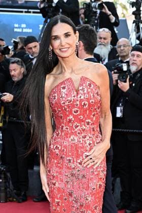 Cannes - Kinds Of Kindness Screening Demi Moore at the Kinds Of Kindness screening at the 77th annual Cannes Film Festival at Palais des Festivals in Cannes, France on May 17, 2024. Photo by David Niviere ABACAPRESS.COM Cannes France  Copyright: xNivierexDavid ABACAPRESS.COMx