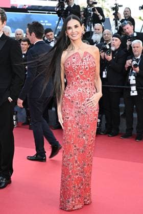 Cannes - Kinds Of Kindness Screening Demi Moore at the Kinds Of Kindness screening at the 77th annual Cannes Film Festival at Palais des Festivals in Cannes, France on May 17, 2024. Photo by David Niviere ABACAPRESS.COM Cannes France  Copyright: xNivierexDavid ABACAPRESS.COMx