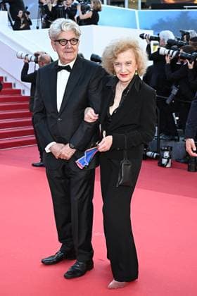 Cannes - Kinds Of Kindness Screening Marisa Paredes and her husband Chema Prado at the Kinds Of Kindness screening at the 77th annual Cannes Film Festival at Palais des Festivals in Cannes, France on May 17, 2024. Photo by David Niviere ABACAPRESS.COM Cannes France  Copyright: xNivierexDavid ABACAPRESS.COMx