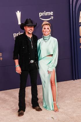 May 16, 2024, Frisco, Tx, USA: Jason Aldean, Brittany Aldean attend the 59th Academy of Country Music Awards at Omni Frisco Hotel at The Star on May 16, 2024 in Frisco, Texas. Frisco USA - ZUMAs181 20240516_zea_s181_397 Copyright: xOzziexBx
