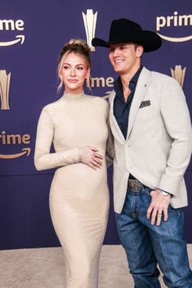 May 16, 2024, Frisco, Tx, USA: Parker McCollum, Hallie Ray Light McCollum attend the 59th Academy of Country Music Awards at Omni Frisco Hotel at The Star on May 16, 2024 in Frisco, Texas. Frisco USA - ZUMAs181 20240516_zea_s181_255 Copyright: xOzziexBx