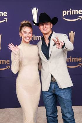 May 16, 2024, Frisco, Tx, USA: Parker McCollum, Hallie Ray Light McCollum attend the 59th Academy of Country Music Awards at Omni Frisco Hotel at The Star on May 16, 2024 in Frisco, Texas. Frisco USA - ZUMAs181 20240516_zea_s181_253 Copyright: xOzziexBx