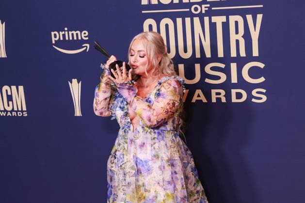 May 16, 2024, Frisco, Tx, USA: Jessie Jo Dillon, winner of the Songwriter of the Year award, poses in the press room during the 59th Academy of Country Music Awards at The Ford Center at The Star on May 16, 2024 in Frisco, Texas. Frisco USA - ZUMAs181 20240516_zea_s181_449 Copyright: xOzziexBx