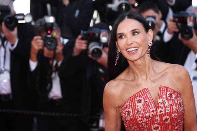 May 17, 2024, Cannes, France: Demi Moore attends the Kinds Of Kindness Red Carpet at the 77th annual Cannes Film Festival at Palais des Festivals on May 17, 2024 in Cannes, France. Cannes France - ZUMAs181 20240517_zea_s181_022 Copyright: xDGPx