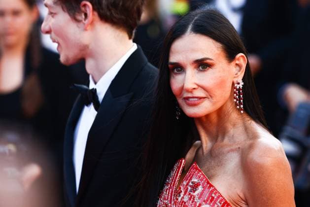 May 17, 2024, Cannes, France: Actress Demi Moore attends the Kinds Of Kindness Red Carpet at the 77th annual Cannes Film Festival at Palais des Festivals on May 17, 2024 in Cannes, France. Cannes France - ZUMAz156 20240517_zip_z156_001 Copyright: xBeataxZawrzelx
