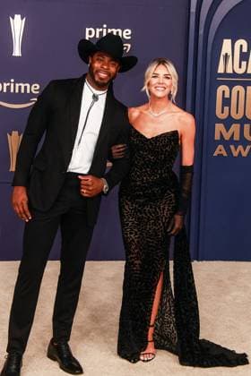 May 16, 2024, Frisco, Tx, USA: Richard Sherman, Charissa Thompson attends the 59th Academy of Country Music Awards at Omni Frisco Hotel at The Star on May 16, 2024 in Frisco, Texas. Frisco USA - ZUMAs181 20240516_zea_s181_140 Copyright: xOzziexBx
