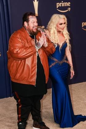May 16, 2024, Frisco, Tx, USA: Jelly Roll and Bunnie XO attends the 59th Academy of Country Music Awards at Omni Frisco Hotel at The Star on May 16, 2024 in Frisco, Texas. Frisco USA - ZUMAs181 20240516_zea_s181_206 Copyright: xOzziexBx