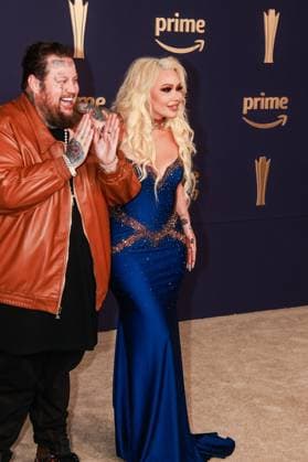May 16, 2024, Frisco, Tx, USA: Jelly Roll and Bunnie XO attends the 59th Academy of Country Music Awards at Omni Frisco Hotel at The Star on May 16, 2024 in Frisco, Texas. Frisco USA - ZUMAs181 20240516_zea_s181_207 Copyright: xOzziexBx