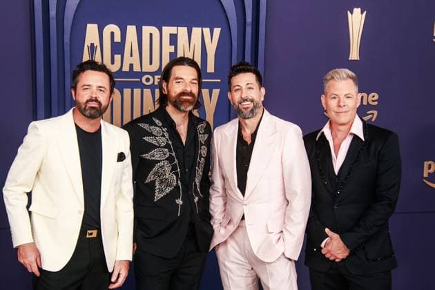 May 16, 2024, Frisco, Tx, USA: Old Dominion - Brad Tursi, Geoff Sprung, Matthew Ramsey, and Trevor Rosen attend the 59th Academy of Country Music Awards at Omni Frisco Hotel at The Star on May 16, 2024 in Frisco, Texas. Frisco USA - ZUMAs181 20240516_zea_s181_229 Copyright: xOzziexBx