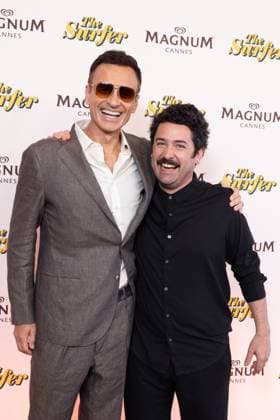 magnum day2 photocall Julian McMahon, Lorcan Finnegan Magnum Beach photocall The Surfer party during the 77th Cannes International Film Festival on May 17, 2024 Cannes France Jeremy Melloul Magnum Cannes via Bestimage Magnum Beach photocall The Surfer party during the 77th Cannes International Film Festival on May 17, 2024 Cannes France  Copyright: xJeremyxMelloulx xMagnumxCannesxviaxBestimagexJeremyxMelloulx xMagnumxCannesxviaxBestimagex
