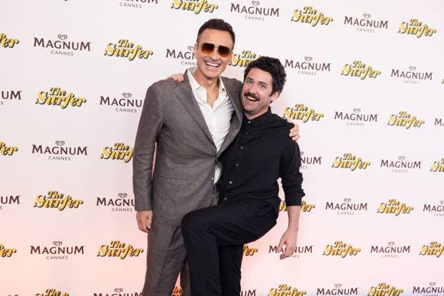 magnum day2 photocall Julian McMahon, Lorcan Finnegan Magnum Beach photocall The Surfer party during the 77th Cannes International Film Festival on May 17, 2024 Cannes France Jeremy Melloul Magnum Cannes via Bestimage Magnum Beach photocall The Surfer party during the 77th Cannes International Film Festival on May 17, 2024 Cannes France  Copyright: xJeremyxMelloulx xMagnumxCannesxviaxBestimagexJeremyxMelloulx xMagnumxCannesxviaxBestimagex