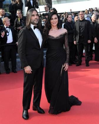 Cannes, 77th Cannes Film Festival 2024, day 4 - Red carpet film Kinds of Kindness Cannes, 77th Cannes Film Festival 2024, Red carpet film Kinds of Kindness In the photo: Khaled Mouzanar, Nadine Labaki Cannes France  Copyright: xIPA ABACAx