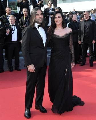 Cannes, 77th Cannes Film Festival 2024, day 4 - Red carpet film Kinds of Kindness Cannes, 77th Cannes Film Festival 2024, Red carpet film Kinds of Kindness In the photo: Khaled Mouzanar, Nadine Labaki Cannes France  Copyright: xIPA ABACAx