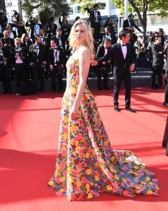 Cannes, 77th Cannes Film Festival 2024, day 4 - Red carpet film Kinds of Kindness Cannes, 77th Cannes Film Festival 2024, Red carpet film Kinds of Kindness In the photo: Larissa Marolt Cannes France  Copyright: xIPA ABACAx