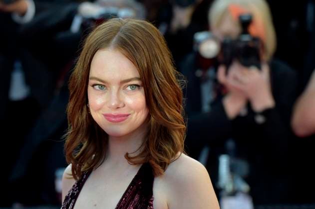 Emma Stone attends the Kinds Of Kindness Red Carpet at the 77th annual Cannes Film Festival at Palais des Festivals on Friday, May 17, 2024 in Cannes, France.  CAN20240517331 RoccoxSpaziani