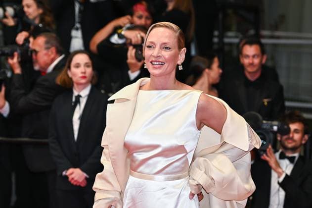 News - Oh, Canada Red Carpet - The 77th Annual Cannes Film Festival Uma Thurman attends the Oh, Canada Red Carpet at the 77th annual Cannes Film Festival at Palais des Festivals on May 17, 2024 in Cannes, France. Cannes Palais des Festival France Copyright: xStefanosxKyriazisx xLiveMediax LPN_1356771