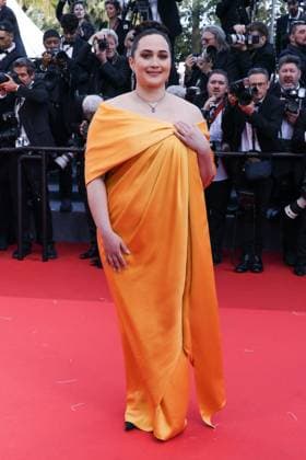 Cannes Kinds Of Kindness Screening DB Jury Member Lily Gladstone attending the Kinds Of Kindness Red Carpet at the 77th annual Cannes Film Festival at Palais des Festivals on May 17, 2024 in Cannes, France. Photo by David Boyer ABACAPRESS.COM Cannes France  Copyright: xBoyerxDavid ABACAx