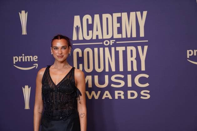 May 16, 2024, Frisco, Texas, United States: Singer Dua Lipa poses in the press room during the 59th Academy of Country Music Awards Ceremony at The Ford Center at the Star. on May 16, 2024 in Frisco, United States. Frisco United States - ZUMAe321 20240516_zea_e321_045 Copyright: xJavierxVicenciox xEyepixxGroupx