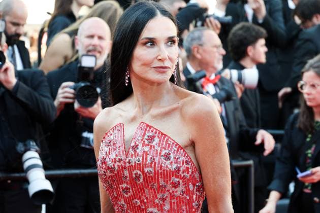 77eme Festival International du Film de Cannes Montee des marches du film Kinds of Kindness 77th International Cannes Film Festival Red Carpet of Kinds of Kindness movie 305081 2024 05 17 Cannes France Moore, Demi  Copyright: xIvankaxVoisinx xStarfacex STAR_305081_024