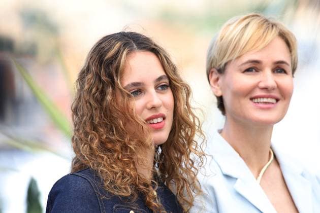 Moi Aussi (Me Too) photocall in Cannes CANNES, FRANCE - MAY 17: Tess Barthelemy and Judith Godreche attends the Moi Aussi (Me Too) photocall at the 77th annual Cannes Film Festival at Palais des Festivals on May 17, 2024 in Cannes, France. CAP GOL GOL Cannes Provence-Alpes-C™te d Azur France Copyright: xRickxGold CapitalxPicturesx