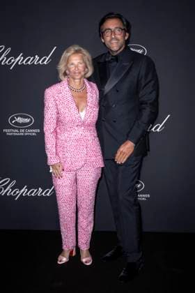 B Photocall du diner TrophÃ e Chopard au Carlton Beach lors du 77eme Festival International du Film de Cannes Iris Knobloch, Francois BrÃ avoine Photocall du diner TrophÃ e Chopard au Carlton Beach lors du 77eme Festival International du Film de Cannes Le 17 mai 2024 Olivier Borde Bestimage Photocall of the dinner Chopard Trophy during the 77th annual Cannes Film Festival at Carlton Beach On May 17th 2024 Cannes France  Copyright: xOLIVIERxBORDEx xBESTIMAGExOLIVIERxBORDEx xBESTIMAGEx